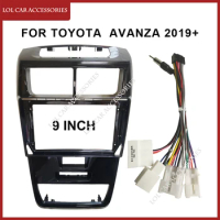 9 Inch Fascia For TOYOTA Avanza 2019+ Car Radio Android Stereo MP5 GPS Player 2 Din Head Unit Panel Casing Frame Dash Cover