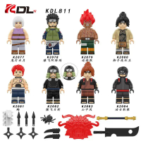 Khối Xây Dựng, Tương Thích Với LEGO Naruto, Có Kurama, Tsukuyomi, Uzumaki, Madara, Minato, Namikaze,