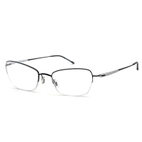 【SUNS】光學眼鏡 時尚黑框 鈦彈性記憶金屬鏡腳鏡架 15239高品質光學鏡框