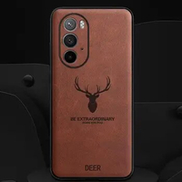 Cases For Motorola Edge X30 S30 Elk Leather Phone Case For Moto Edge X30 Deer Head Lens Protective Cover For Moto Edge S30 Funda