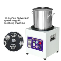 Frequency conversion speed magnetic machine polishing machine polisher for jewelry polishing