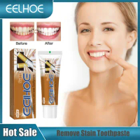 Teeth Whitening Toothpaste Oral Cleansing Yellowing Tooth Removal Stains Plaque Brightening Fresh Breath Gum Care Dental Hygiene