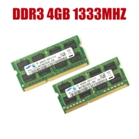 SEC 4GB 2RX8 PC3-10600S DDR3 1333Mhz Laptop Memory 4G PC3 10600S 1333MHZ Notebook Module SODIMM RAM
