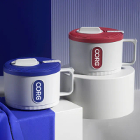 【Cookee】不鏽鋼泡麵碗 可瀝水便當盒 帶蓋飯盒 1.3L 交換禮物(保鮮收納/食物儲存盒/保鮮盒)