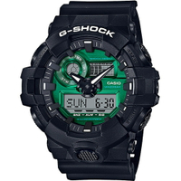 CASIO卡西歐 G-SHOCK系列 雙顯運動錶 綠(GA-700MG-1A)