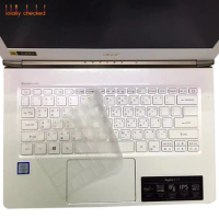 Clear Keyboard Cover Protective Skin for 13.3" Acer Aspire S13 S5-371 For Acer Swift 5 14" Full HD series Full HD Laptop