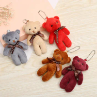 500Pcs/Lot Soft Stuffed Bear Plush Toys Mini Teddy Bear Dolls Toy Small Gift for Party Wedding Keychain Bag Pendant Teddy Doll
