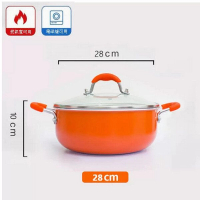 雙耳不粘鍋【28cm雙耳湯鍋含蓋】 