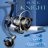 New Arrival 2023 Full Metal Spinning Reel Jigging Reel Black Knight 3000/5000/6000/10000 11+1BB 6.2:1 Saltwater Boat Reel