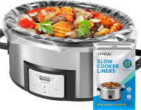 Slow Cooker Liners 3-8 Quart Cooking Bags Large Size 13"x 21" Slow Cooker Bags Oval Large For Crock