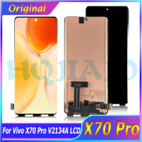 6.56" AMOLED For Vivo X70 Pro 5G V2134A V2105 LCD Display Touch Screen Digitizer Assembly For Vivo X70Pro LCD Screen Replacement