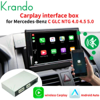 Krando Wireless Apple CarPlay Module For Mercedes Benz C W204 GLC W205 2008-2018 Android Auto Interface Box