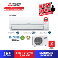[READY STOCK] Mitsubishi Mr.Slim Inverter Air Conditioner (R32) MSY-JS10VF/MSY-JS10VF2/MSY-JS13VF/MS