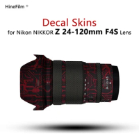 Nikkor Z 24120F4 Lens Cover Skin For Nikon NIKKOR Z 24-120mm F4 S Lens Decal Skins 24-120 F4 Protector Coat Wrap Sticker Film