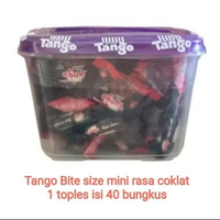 [toples] Tango wafer mini pack | toples isi 40 pcs coklat