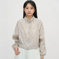 【plain-me】SAAKO 2 WAY可拆帽防曬外套 SAA1119-251(短版 可拆式 連帽外套 輕薄 抗UV 透膚 長袖)