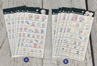 日本直送 哆啦A夢 貼紙 ドラえもん 貼紙 手帳貼紙 日本製Doraemon 貼紙 做記號 重點 美化 包裝 裝飾