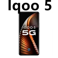 New Vivo IQOO 5 5G Sim Free Phone 12GB RAM 256GB ROM 50.0MP 55W Charger Snapdragon 865 Screen Fingerprint 6.56" 120HZ Face ID