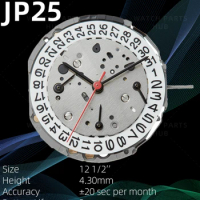 New Genuine Miyota JP25 Watch Movement Citizen Original Quartz Mouvement Automatic Movement Watch Parts