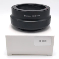OM-EOS R Lens Mount Adapter Ring for Olympus OM-mount Lens to Canon EOS R R5 R6 RF-mount Camera