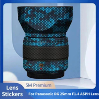 For Panasonic DG 25mm F1.4 ASPH Decal Skin Vinyl Wrap Film Camera Lens Body Protective Sticker Coat Summilux 25 1.4 DG25 25/1.4