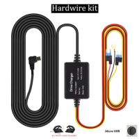 for 70mai Hardwire Kit Micro USB for 70mai 4K A800S A500S S500 D06 M300 LIte2 Hardwire Kit UP02 for Car DVR 24H Parking Monitor