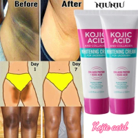 Collagen Underarm Cream Lightening Melanin Moisturizing Kojic Acid Cream Fade Dull Hand Body Elbows 