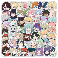 พร้อมส่ง Sale Cute Genshin Impact 60แผ่น sticker กันน้ำ สติ๊กเกอร์ ใช้ซ้ำได้ กระโปรงหลังรถ โทรศัพท์ม
