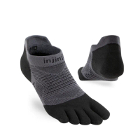 【Injinji】RUN 吸排五趾隱形襪(黑色)NAA06(標準款 五趾襪 隱形襪 五指襪)