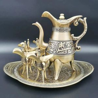 青銅酒具套裝分酒器中式白酒壺仿古酒杯高腳杯酒樽禮盒裝