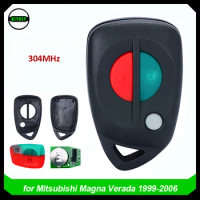 DIYKEY 2 Button Remote Car Key Fob 304MHz for Mitsubishi Verada Magna 1999 2000 2001 2002 2003 2004 2005 2006