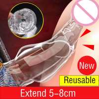 Transparent  Sleeve  Enlargement Delay Ejaculation Condoms  l Stimulation  Extender s