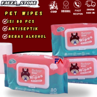 Tisu Basah Kucing Grooming Hewan 80PCS FAEZA_STORE