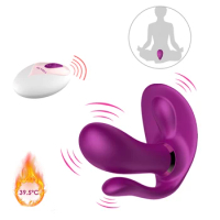 Female Masturbation Vibrating Panties Heating Dildo Vibrator Wireless Remote Control Clitoris Massager