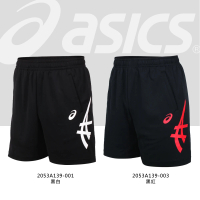 【asics 亞瑟士】男短褲-亞瑟士 慢跑 運動 台灣製 針織 三分褲 黑白(2053A139-001)