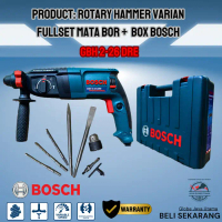 Mesin Bor / Bobok Beton Bosch GBH 2-26 DRE Rotary Hammer -  3 Fungsi - BOR FULLSET BOX