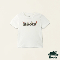 【Roots】Roots 小童- COOPER FLORAL短袖T恤(白色)