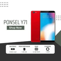ZS - HP SMARTPHONE ANDROID VIVO Y71 RAM 6GB + 128GB BATERAY 3360mAh BERGARANSI 12 BULAN MERAH