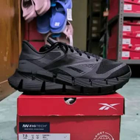 Sepatu running pria full black Reebok pria Zigfloat original resmi 43