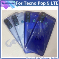 For Tecno Pop 5 LTE BD4 BD4i BD4a Back Cover Door Housing Case Rear Cover Battery Cover For Pop5LTE Pop5 5LTE Replacement