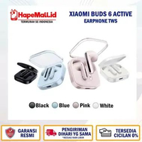 XIAOMI BUDS 6 ACTIVE EARBUDS TRUE WIRELESS TWS GARANSI RESMI XIAOMI INDONESIA TERMURAH Black
