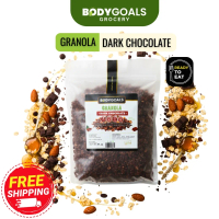 Granola BODYGOALS Dark Chocolate - Cereal Rasa Coklat Premium - Cemilan Sehat Rendah Kalori 500gr/1k