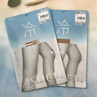 日本製 ATSUGI 冷感 涼感 吸汗加工 抗UV 膚色 絲襪 褲襪 (色號323)｜小鶴日貨