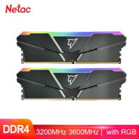 Netac Desktop RAM DDR4 32GB 16GB Memory Kit 3200MHz 3600MHz Dual Channel RAM for x99 motherboard 288pin XMP2.0