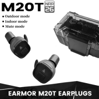 Earmor M20T bluetooth tactical headset wireless electronic earplugs noise-cancelling for shooting hearing protection