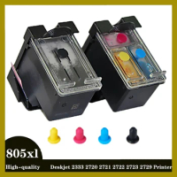 805 805XL For HP805 Compatible Ink Cartridge Replacement HP805XL 805XXL Deskjet 2333 2720 2721 2722 2723 2729 Printer