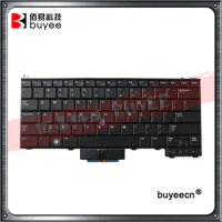 Original US Keyboard For DELL E4310 E4200 PP13S Laptop US Keyboard Black With Trackpoint Without Bac