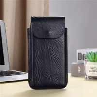 Man Genuine Leather Cellphone Belt Waist Bag For Samsung Galaxy Note 20 Ultra Phone Cover Case for Galaxy Note10 Lite note9 Bags
