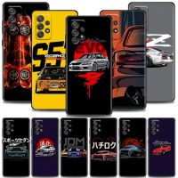 Phone Case for Samsung A01 A02 A03s A11 A12 A13 A21s A22 A31 A32 A41 A42 A51 4G 5G TPU Case Coque Cover Sports Car EVO JDM Drift