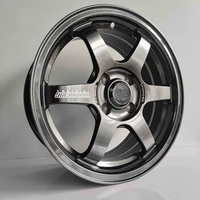Bku racing passenger car wheels 15 16 17 18 inch 4x100 5x114.3 wheels for sport racing rims TE37 wheels civic jazz GK5 brz gt86